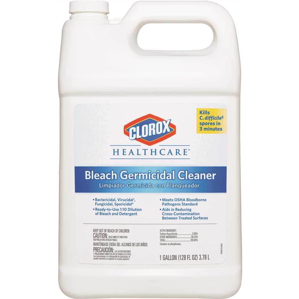 Clorox Healthcare® Bleach Germicidal Cleaners - 128 oz