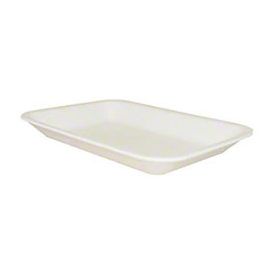 Dyne-a-Pak® Regular Grade Foam Tray - White, 10S