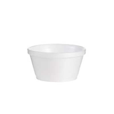 Dart® Insulated Foam Food Container - 8oz Squat