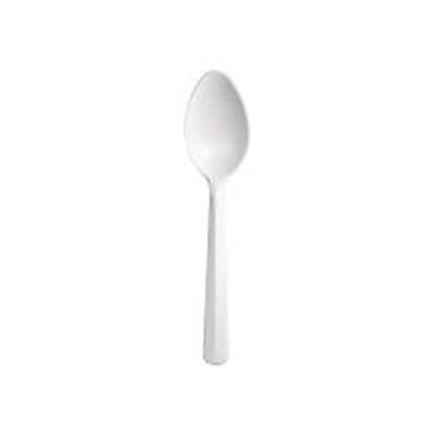 Bonus® Light Weight PP Teaspoon - 5in, White
