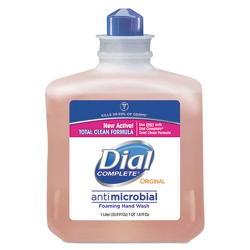 Dial Complete 1 Liter Antimicrobial Foaming Hand Soap Refill 6/case