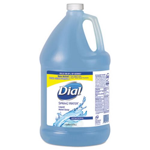Dial 1 Gallon Antimicrobial Liquid Hand Soap Spring Water 4/case