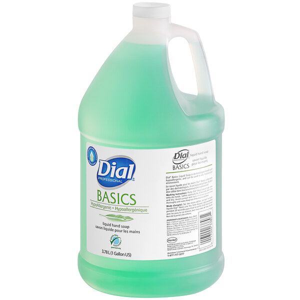 Dial Professional Basics 1 Gallon Hypoallergenic Liquid Hand Soap 4/case