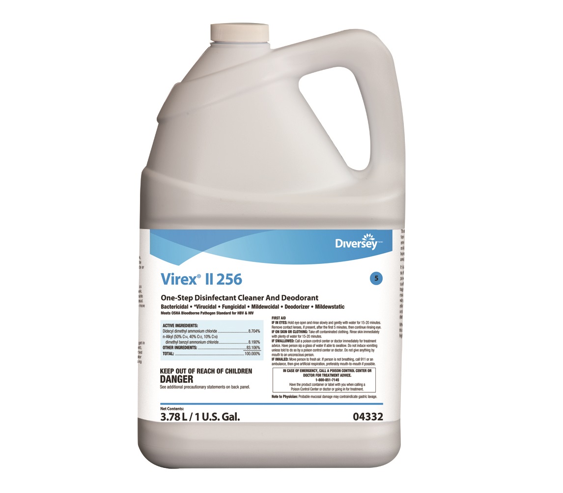 Diversey Virex II 256 Disinfectant Cleaner - Gal.