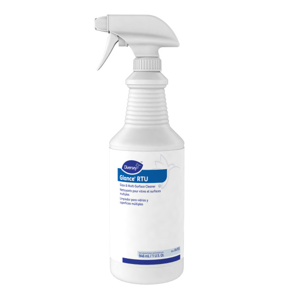 Diversey Glance Glass & Multi-Surface Cleaner - 32 oz., 12/Case