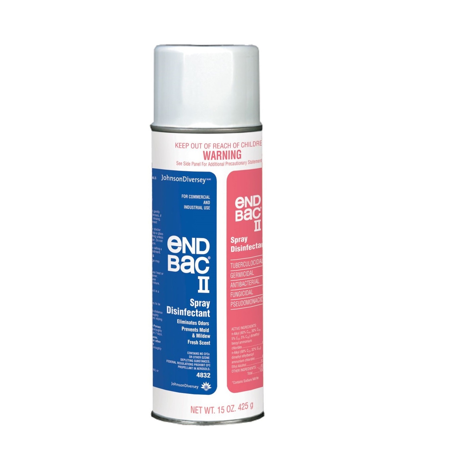 Diversey End Bac II Spray Disinfectant - 15 oz., 12/Case