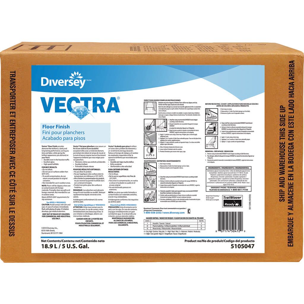 Diversey Vectra Floor Finish - 5 Gallon Envirobox
