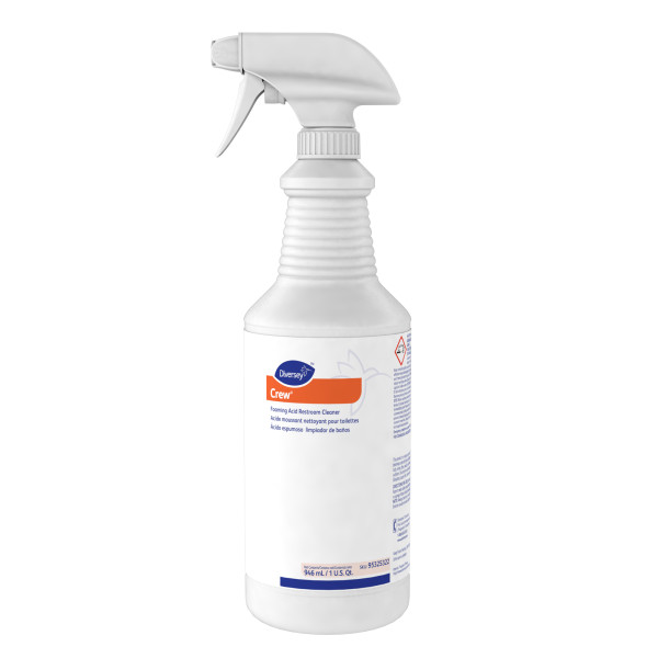 Diversey Crew Foaming Acid Restroom Cleaner-  32 oz, 12/Case