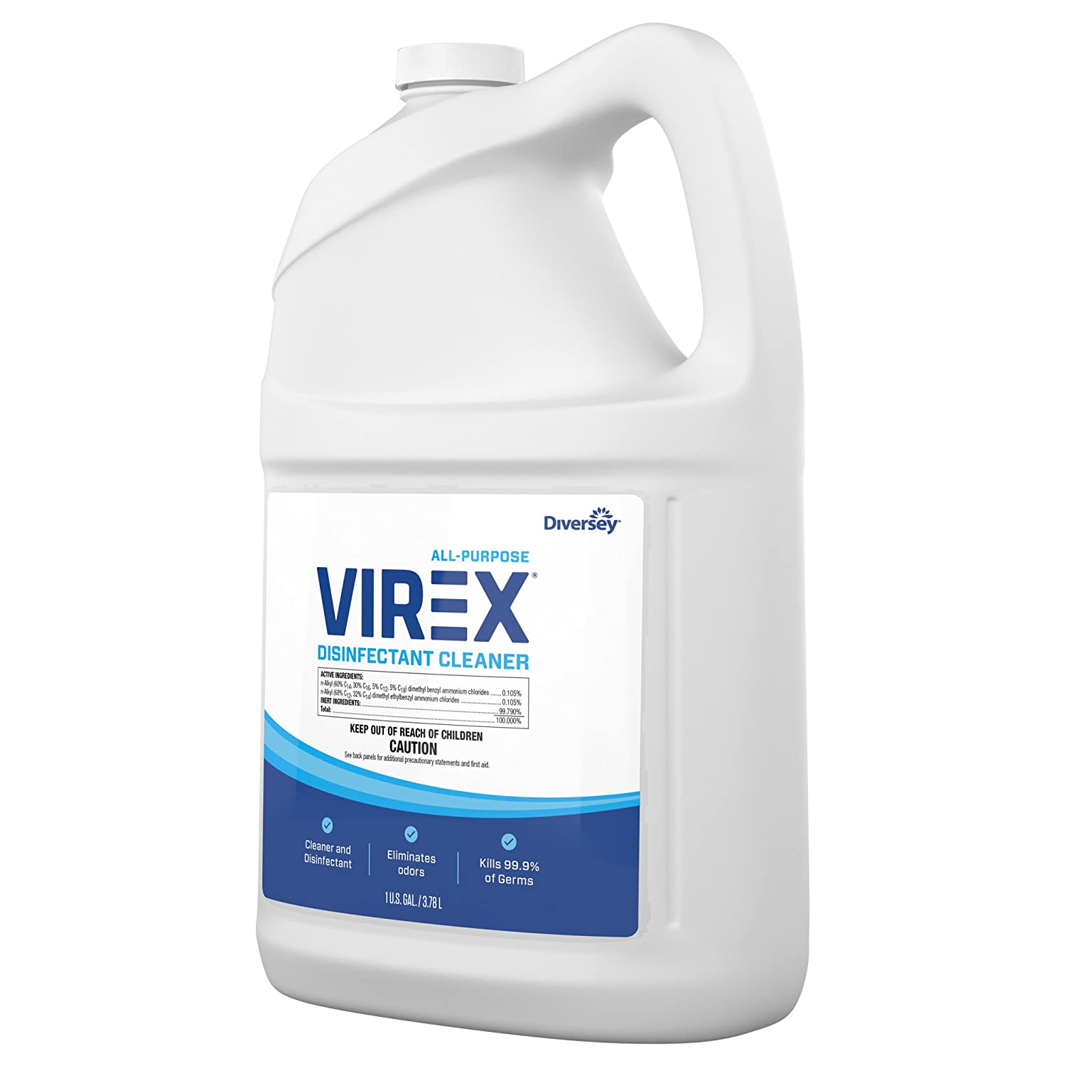 Diversey 1 Gallon Virex All Purpose Disinfectant Cleaner 2/case