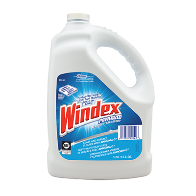 Windex® Powerized Glass Cleaner with Ammonia-D® RTU - 1 Gallon, 4/Case