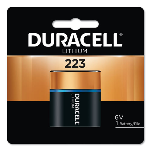 Duracell Specialty High-Power Lithium Battery 223 - 6V, 6/Box, 36/Case