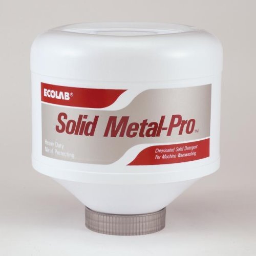 Ecolab Solid Metal-Pro® 8lb Dish Detergent 4/Case