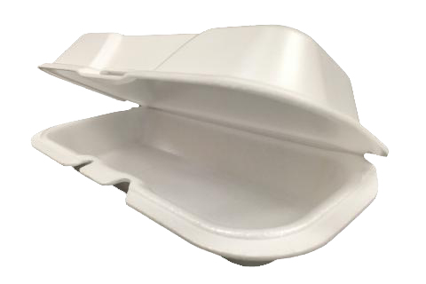 Ecopax White Foam Hotdog Container 500/case