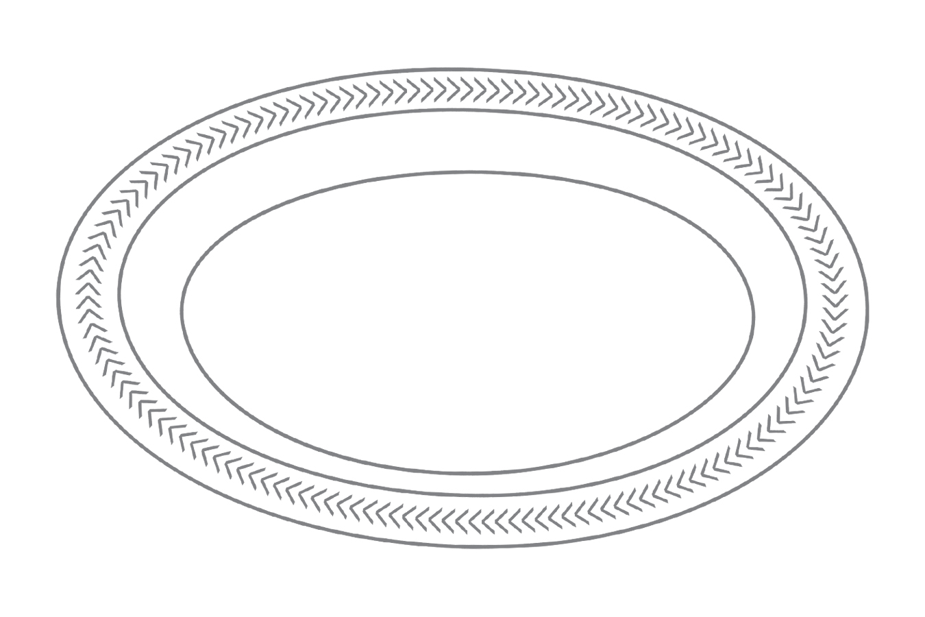 Ecopax 10.25 White Foam Plate 500/case