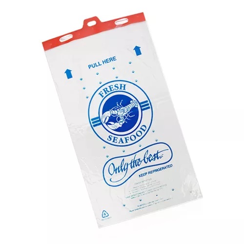 9 x 15 Seafood Bag With Plastic Header 1000/case