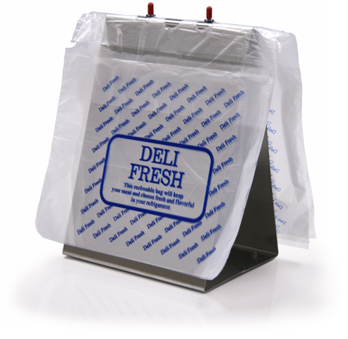 Deli Fresh Bag with Top Load Slider - 10in x 8in x 1.25mil, Blue