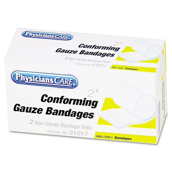 First Aid Conforming Gauze Bandage Non-Sterile 2