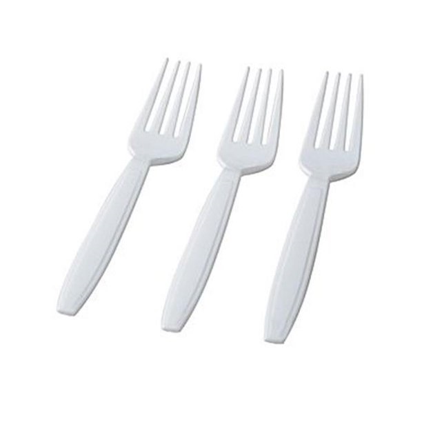 Fork Extra Heavy White PS 1000/case