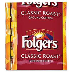 Folgers Classic Roast Coffee Fraction Pack  1.5oz 42/case
