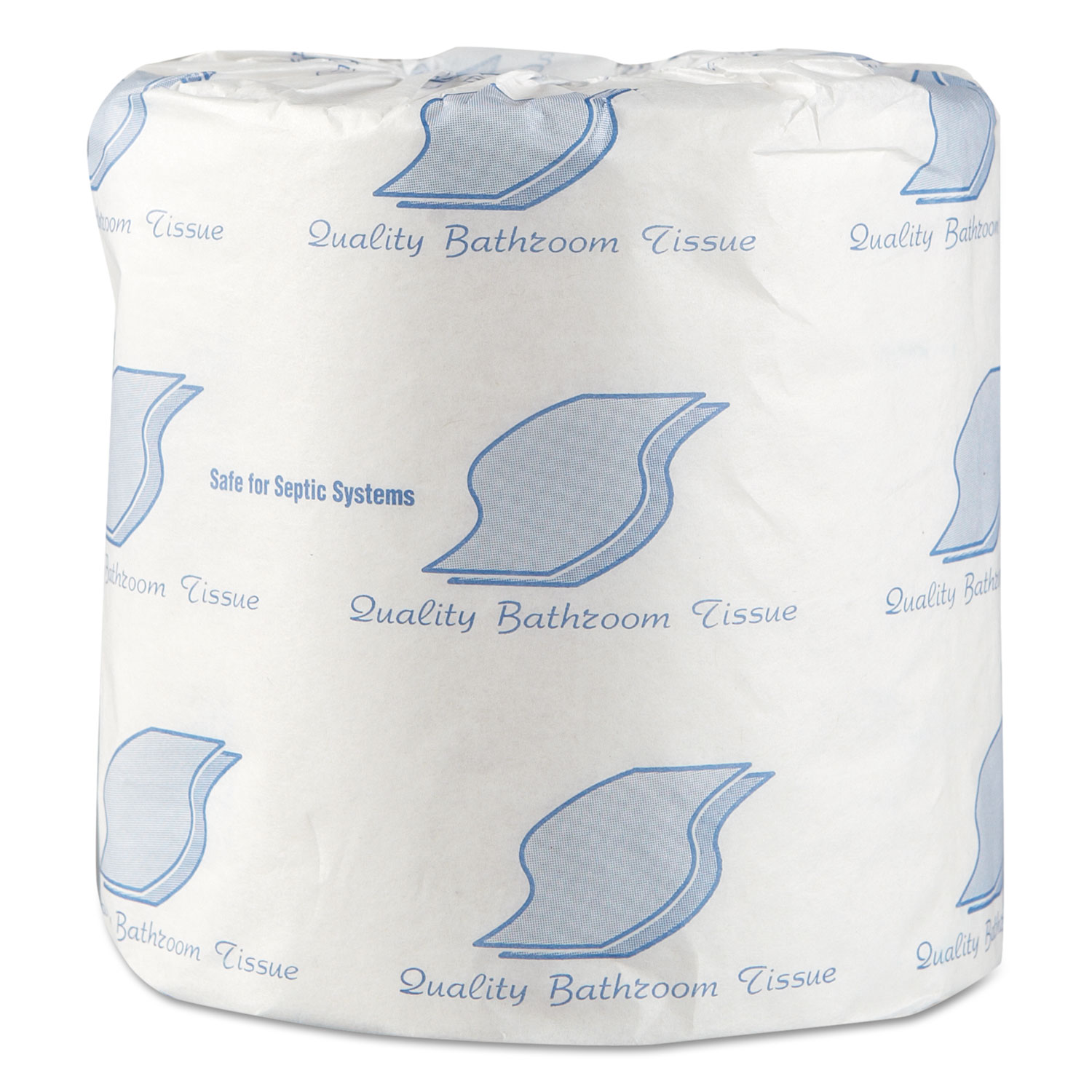 GEN Septic Safe Standard Toilet Tissue - 1-Ply, White, 1,000 Cont, 96/Case