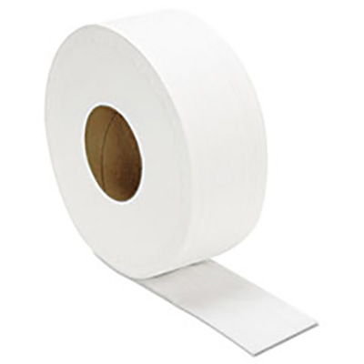 GEN JRT Jumbo Roll Bath Tissue - Septic Safe, 2 Ply, 3.3" x 1000', 12/Case