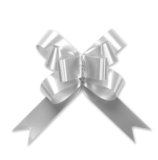 Silver Pull Bows 390 100/box