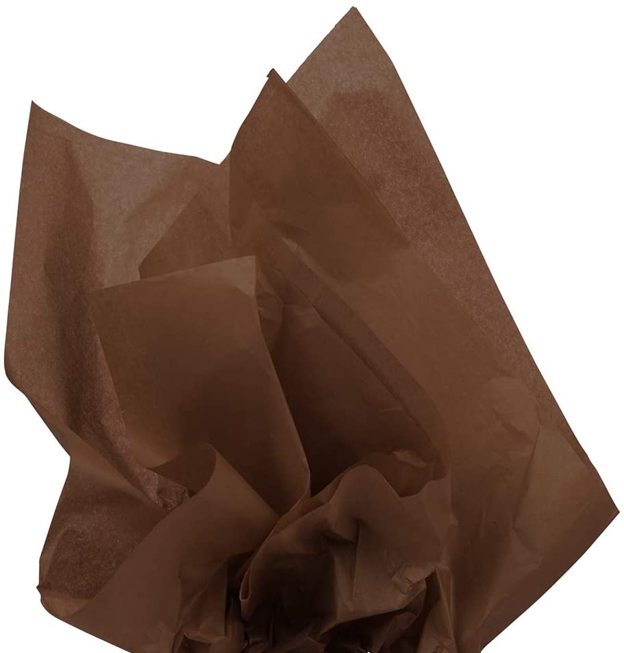 Satin Wrap® Premium Quality Wrapping Tissue - 20in x 30in , Brown