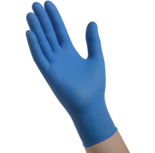 Blue Nitrile Powder-Free Medium Gloves 10 box/case