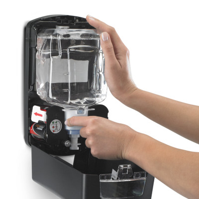 GOJO® LTX-12™ Touch-Free Foam Soap Dispenser - Chrome and Black, 4/Case