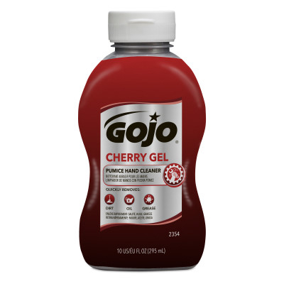 GOJO® Cherry Gel Pumice Hand Cleaner - 10 oz, 8/Case