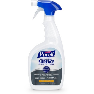 PURELL® Professional Surface Disinfectant - 32fl oz, Capped Bottle with Spray Trigger, 6/Case
