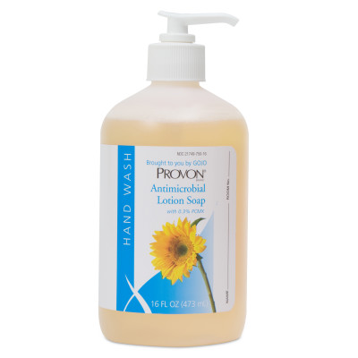 PROVON® Antimicrobial Lotion Soap with PCMX - 16 oz, Pump Bottle, 12/Case