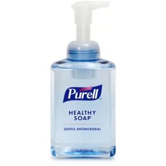 PURELL® HEALTHY SOAP™ 0.5% PCMX Antimicrobial Foam 515 mL Counter Top Pump Bottle 4/case