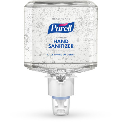 PURELL® Healthcare Advanced Hand Sanitizer Gel 1200mL Refill for PURELL® ES4 Push-Style Hand Sanitizer Dispensers 2/case
