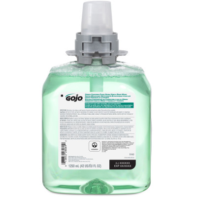 GOJO® Green Certified Foam Hand, Hair & Body Wash 1250 mL Refill for GOJO® FMX-12™ Dispenser 4/case