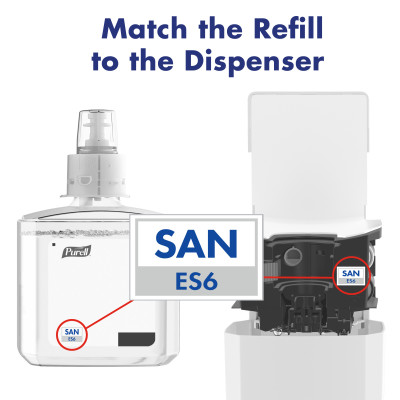 PURELL® ES6 White Hand Sanitizer Dispenser