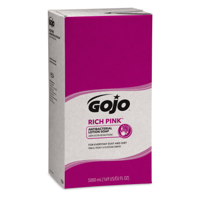 GOJO® Rich Pink™ Pro™ TDX™ Antibacterial Lotion Soap - 5000 mL Refill, 2/Case