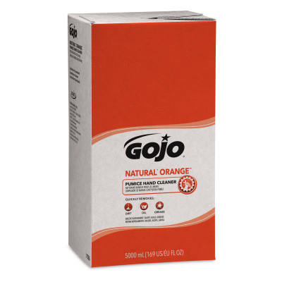 GOJO® Natural  Orange™ Pro™ TDX™ Pumice Hand Cleaner - 5000 mL Refill, 2/Case