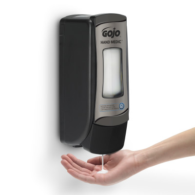 GOJO® Hand Medic® ADX-7™ Dispenser - Chrome/Black, 6/Case