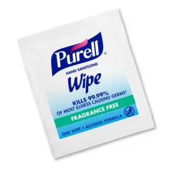 PURELL® 1000 Individually-Wrapped Hand Sanitizing Wipes in Bulk Packed Shipper 1000ct
