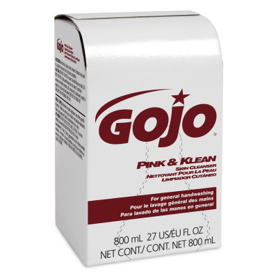 GOJO® Pink & Klean Skin Cleanser 800 mL Refill for GOJO® Bag-in-Box Dispenser