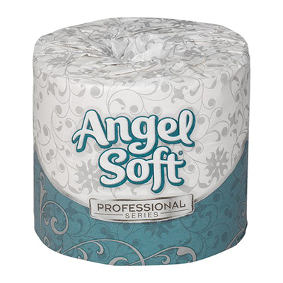 GP Angel Soft® Professional Series® Standard Roll Bathroom Tissue - 2 Ply, 450 Count, 80/Case