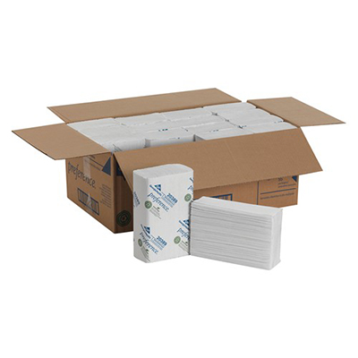 GP Preference® Multifold Paper Towels - 9.2 x 9.4, White, 250/Pack, 16/Case