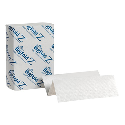 GP BigFold Z® Premium C-Fold Paper Towels - 10.2" x 11", White, 220/Pack, 10/Case
