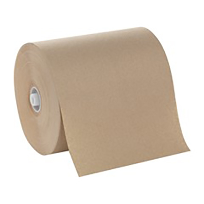 GP Cormatic® Hardwound Roll Towels - 8.25" x 700', Brown, Non-Slot Rolls, 6/Case