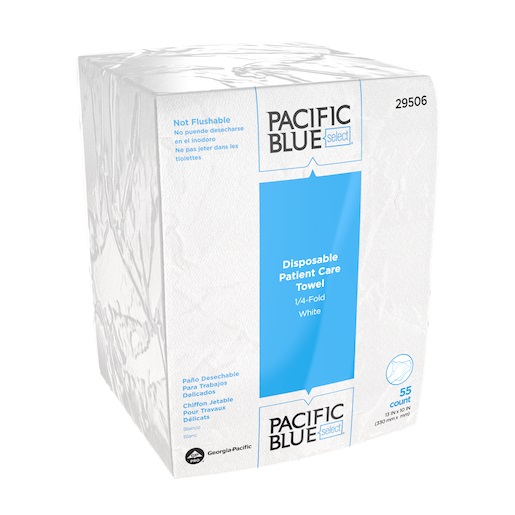 GP Pro Pacific Blue Select™ A300 Disposable Patient Care Washcloths 24/pack 24 packs/case
