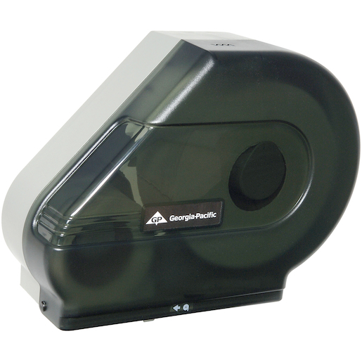 GP PRO Jumbo Jr. High-Capacity Toilet Paper Dispenser for 1 Roll + Stub Roll