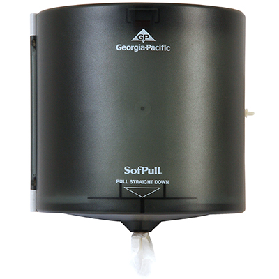 GP SofPull® High Capacity Centerpull Towel Dispenser - Translucent Smoke