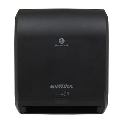 GP enMotion® Automated Touchless Roll Paper Towel Dispenser - Black, 14.7