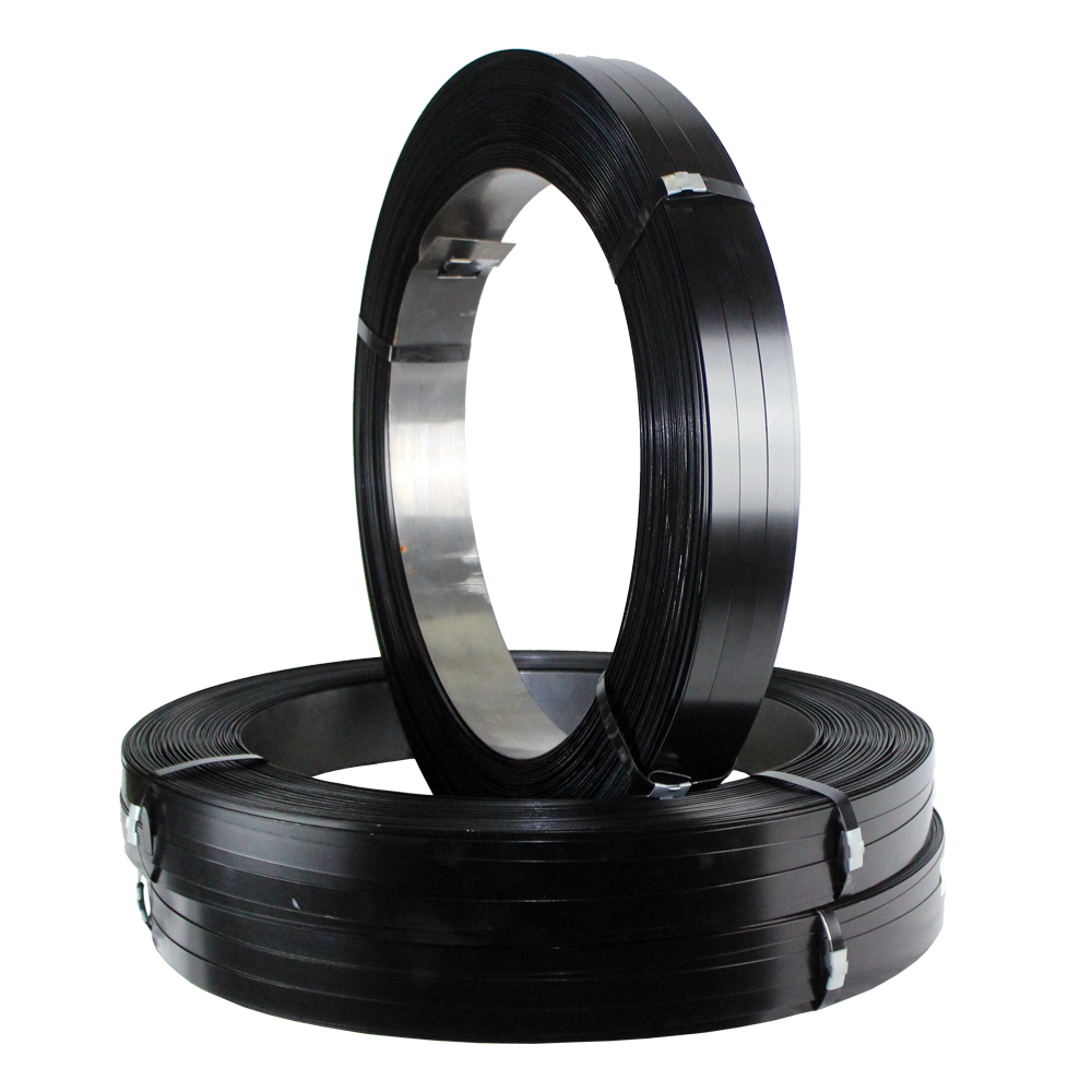 5/8"x6000'  Blk Polypropstrap 28/plt